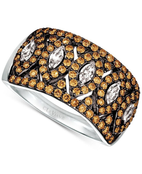 Vanilla Diamond & Chocolate Diamond Ring (1-1/5 ct. t.w.) in Platinum