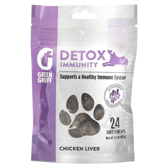 Detox Immunity, Chicken Liver, 24 Chews, 1.7 oz (48 g)