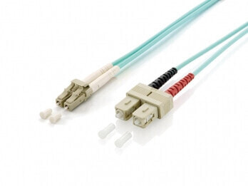 Equip LC/SC Fiber Optic Patch Cable - OM3 - 0.5m - 0.5 m - OM3 - LC - SC