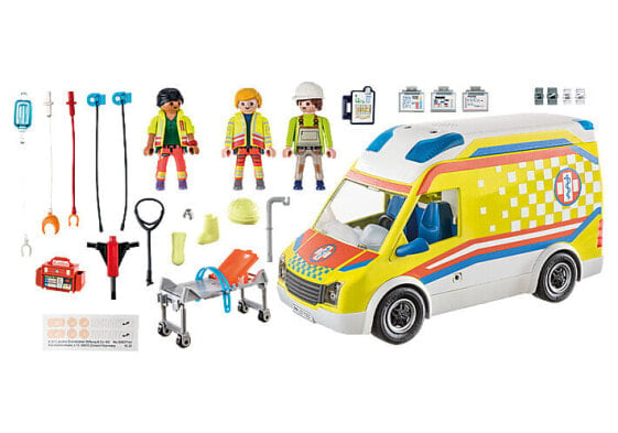 Игровой набор PLAYMOBIL Ambulance with lights and sounds 71202 Emergency Ambulance (Скорая помощь).