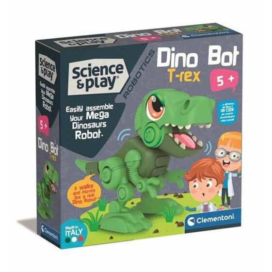 Конструктор для детей Clementoni Dino Bot T-Rex 20 x 20 x 6 см