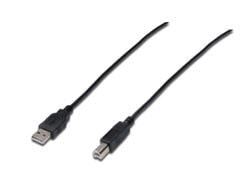 M-CAB 7000517 - 5 m - USB A - USB B - USB 2.0 - Male/Male - Black