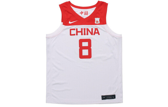 Футболка Nike сборной Китая баскетбол №8 белая