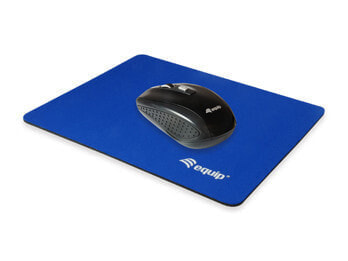 Equip Mouse Pad - Blue - Monochromatic - Nylon - Rubber - Non-slip base