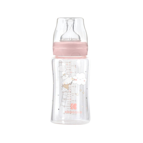 KIKKABOO Crystal 240ml Hippo Dreams Feeding Bottle