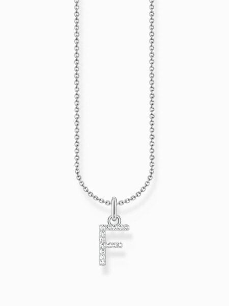 Thomas Sabo KE2245-051-14-L45V Silver necklace letter F