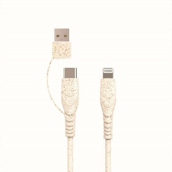 BIOnd USB-C to Lightning&USB-A 3A 1.2M - Cable - Digital