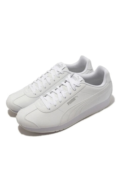 383037 02 Turin 3 Puma White-White Günlük Spor Ayakkabı