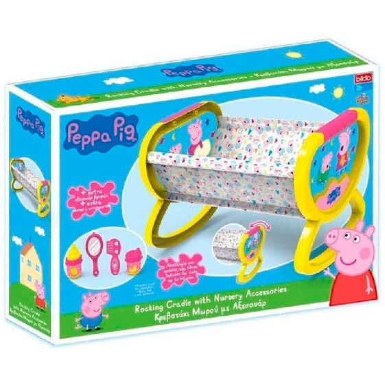 Кроватка для кукол TOY PLANET Peppa Pig Multicolor