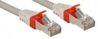 Lindy 1m Cat.6A S/FTP LSZH Cable - Grey - 1 m - Cat6a - SF/UTP (S-FTP) - RJ-45 - RJ-45
