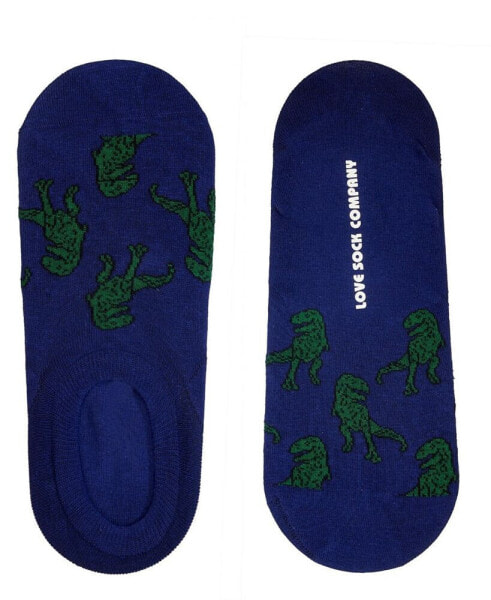 Men's T-Rex Novelty No-Show Socks