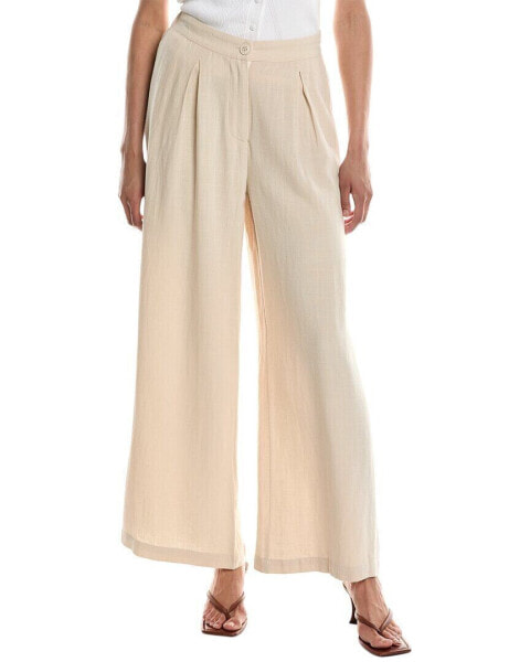 Luxe Always Linen-Blend Pant Women's Brown M