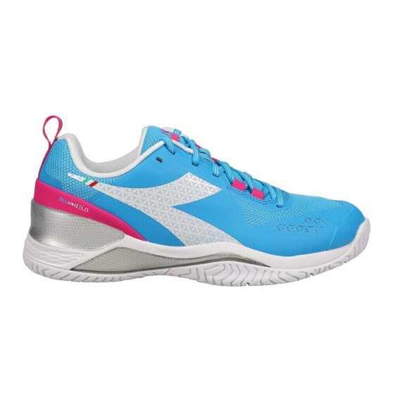 Diadora Blushield Torneo Ag Tennis Womens Blue Sneakers Athletic Shoes 178087-C