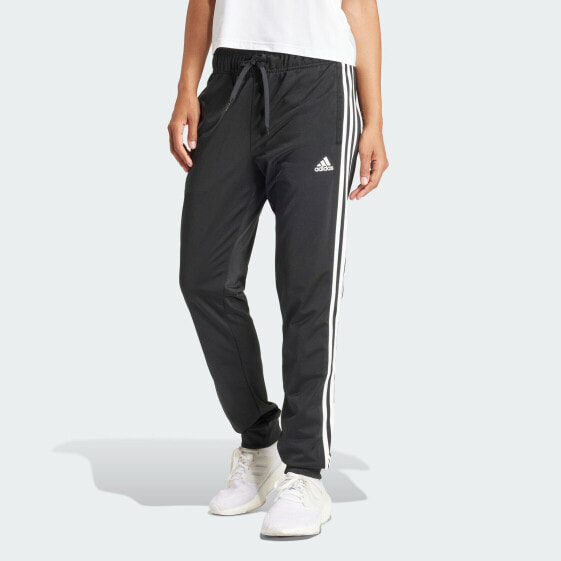 Брюки спортивные женские adidas Primegreen Essentials Warm-Up Slim Tapered 3-Stripes