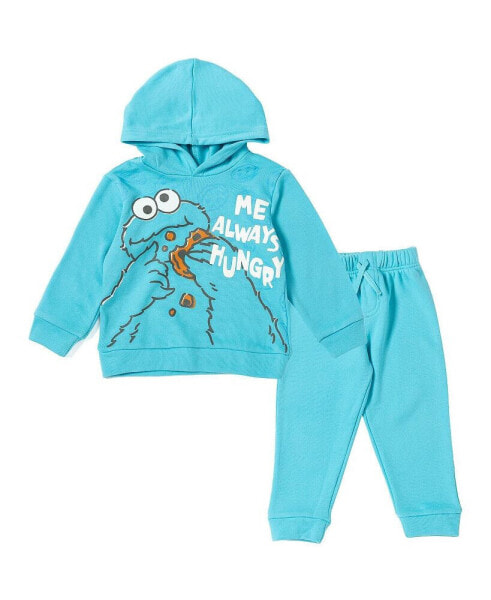 Baby Boys Fleece Pullover Hoodie and Pants Outfit Set to (12 Months - 5T)