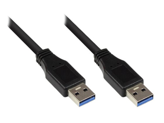 Good Connections 2712-S01 - 1 m - USB A - USB A - USB 3.2 Gen 1 (3.1 Gen 1) - 5000 Mbit/s - Black