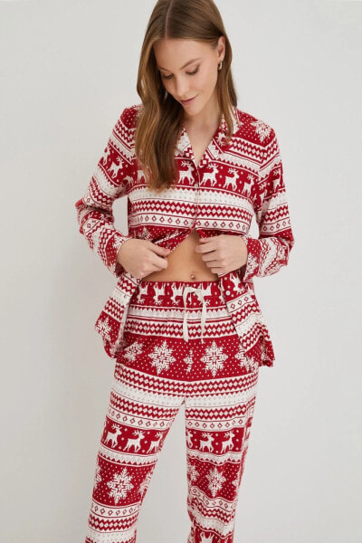 Пижама Koton Cozy Winter Star