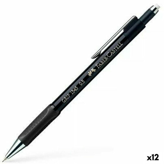 Механический карандаш Faber-Castell Portamine Grip 1345 Чёрный 0,5 мм (12 штук)