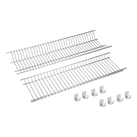 SAUVIC Kit 65 cm stainless steel dish drainer cabinet