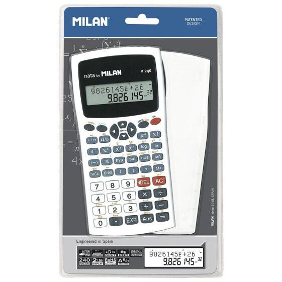 MILAN Blister Pack White M240 Scientific Calculator