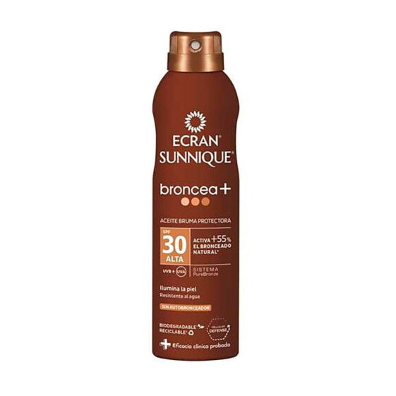 Защитное масло для загара Ecran Sunnique Bronzea SPF30 250 мл