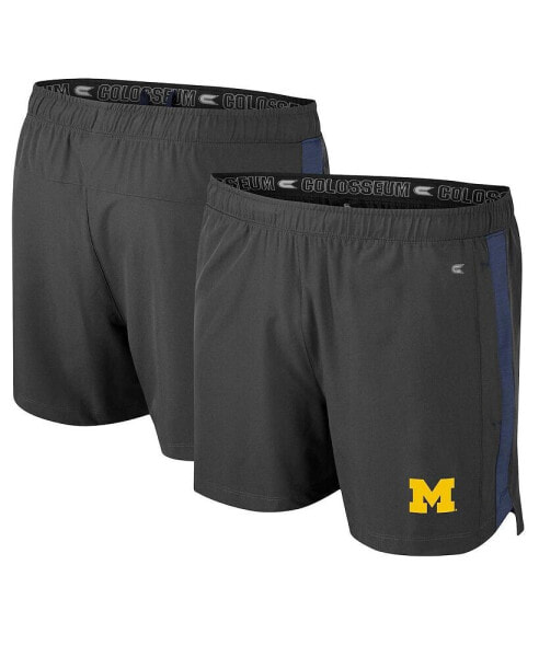 Шорты мужские Colosseum Michigan Wolverines Langmore в угольном цвете