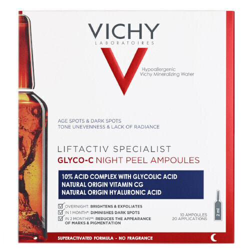 Vichy Liftactiv Liftactiv Ampoules MB234900 LIFT GLYCO-C Amp 1.8ml x10 FR / EN