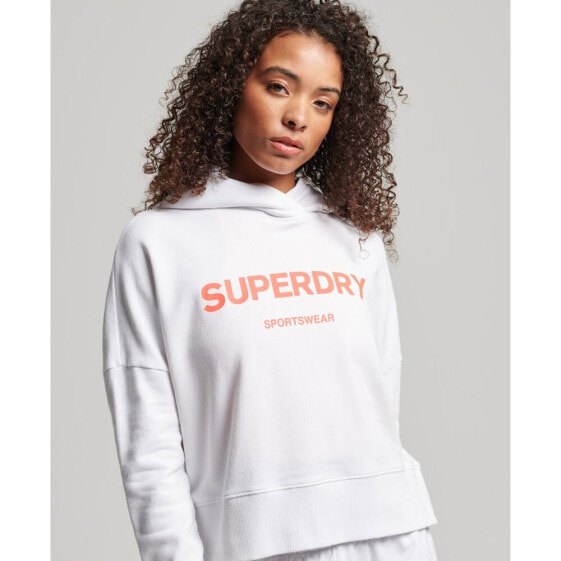 SUPERDRY Code Core Sport Crop Box hoodie