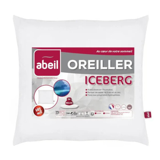 ABEIL 2er Set ICEBERG weiche Kissen 60x60cm