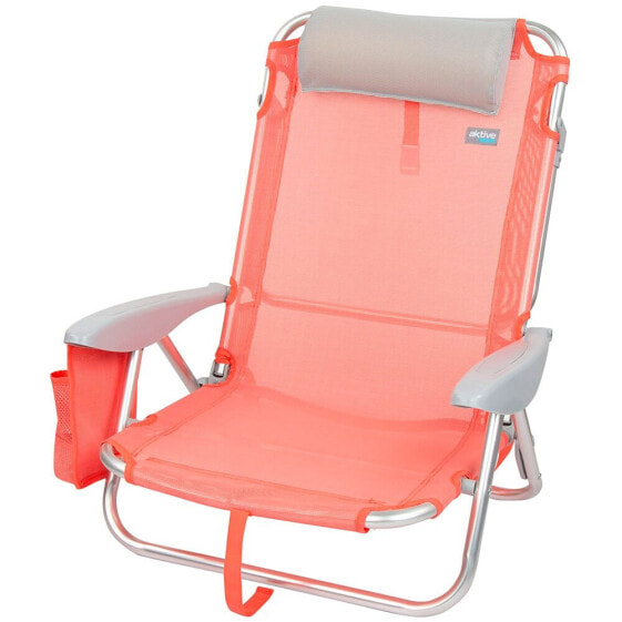 Кресло пляжное складное активное Beach Multi Position with Cushion