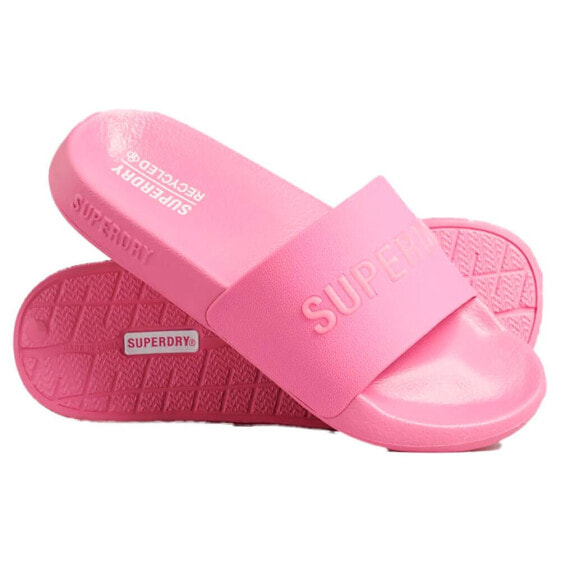 SUPERDRY Code Logo Vegan Slides