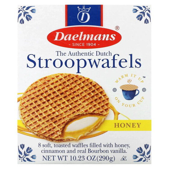 Stroopwafels, Honey, 8 Waffles, 10.23 oz (290 g)