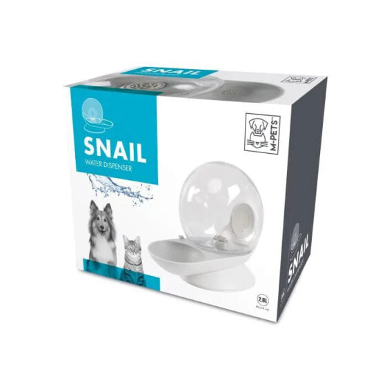 SNAIL Wasserspender mit Filter - 2800 ml - Wei, Grau & Transparent