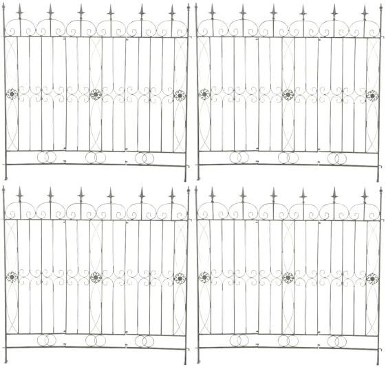 Gartenzaun Mangold 4er Set