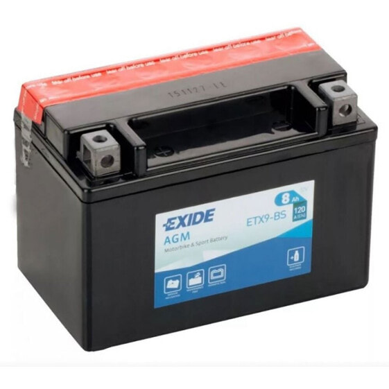 EXIDE Etx9-Bs Battery