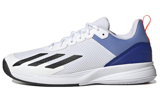 Кроссовки Adidas Courtflash Speed Теннисные Футбольные HQ8481, бело-голубые