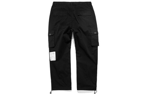 Спортивные брюки Hipanda 第五元素 3D多口袋功能性梭织直筒裤女款黑色