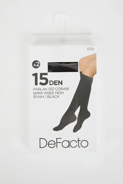 Носки Defacto 15 Den Fit Knee-High 2 Pack