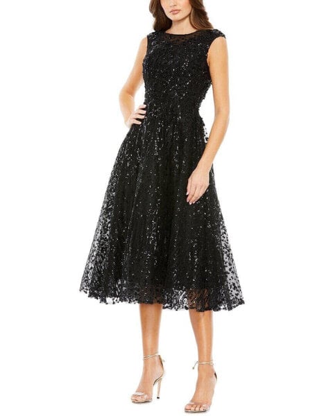 Mac Duggal Embellished Cocktail Dress Women's 6