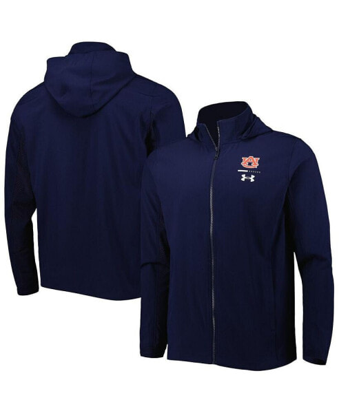 Men's Navy Auburn Tigers Swoven Performance Full-Zip Jacket