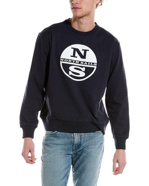 Спортивная куртка North Sails Graphic Sweatshirt в темно-синем цвете