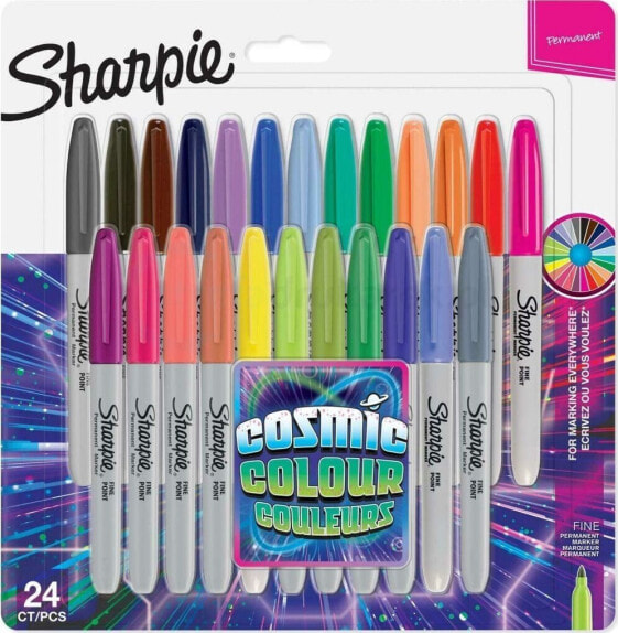 Sharpie Sharpie Marker Fein Rundspitze F 24er Cosmic Colours