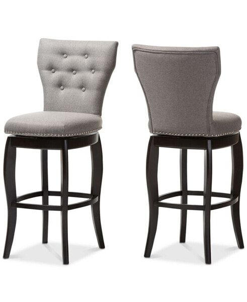 Sycily Swivel Bar Stool (Set of 2)