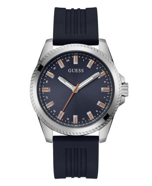 Часы Guess Analog Navy Silicone 44mm