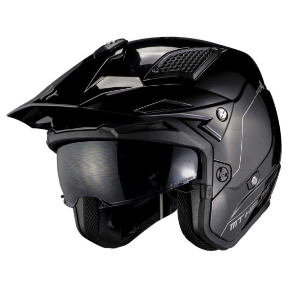 Шлем открытый MT Helmets District SV S Solid Glossy Black