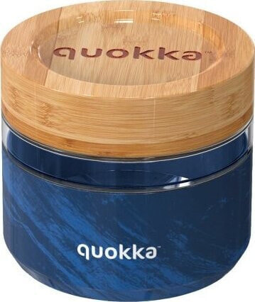 Quokka Quokka Deli Food Jar - Pojemnik szklany na żywność / lunchbox 500 ml (Wood Grain)