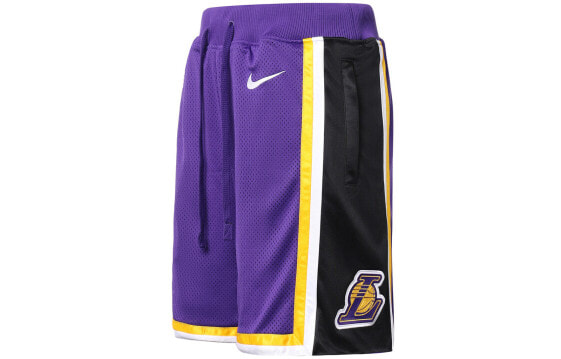 Шорты спортивные Nike Lakers Courtside Statement Edition с принтом 男款 紫色