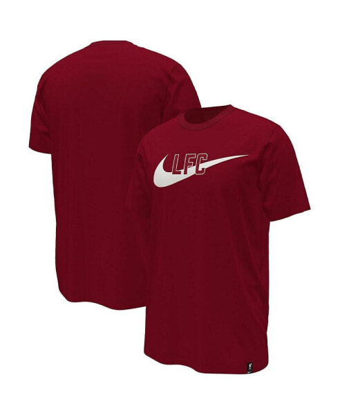 Men's Red Liverpool Swoosh T-shirt