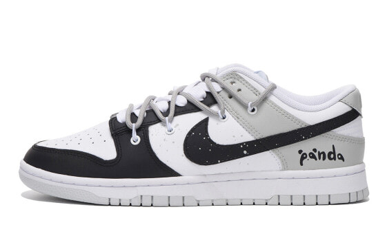 【定制球鞋】 Nike Dunk Low 泼墨 解构 高街 低帮 板鞋 GS 黑灰 / Кроссовки Nike Dunk Low DH9765-102