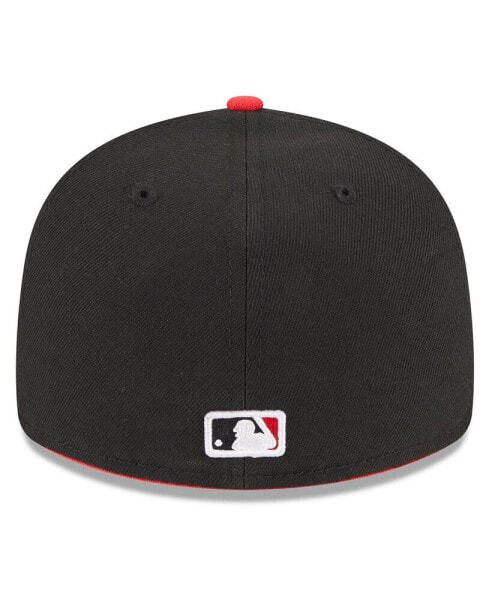 Men's Black Cincinnati Reds 2023 City Connect Low Profile 59FIFTY Fitted Hat